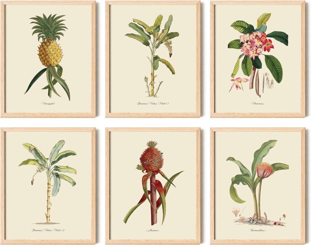 Botanical⁢ Illustrations⁣ wall‌ Art